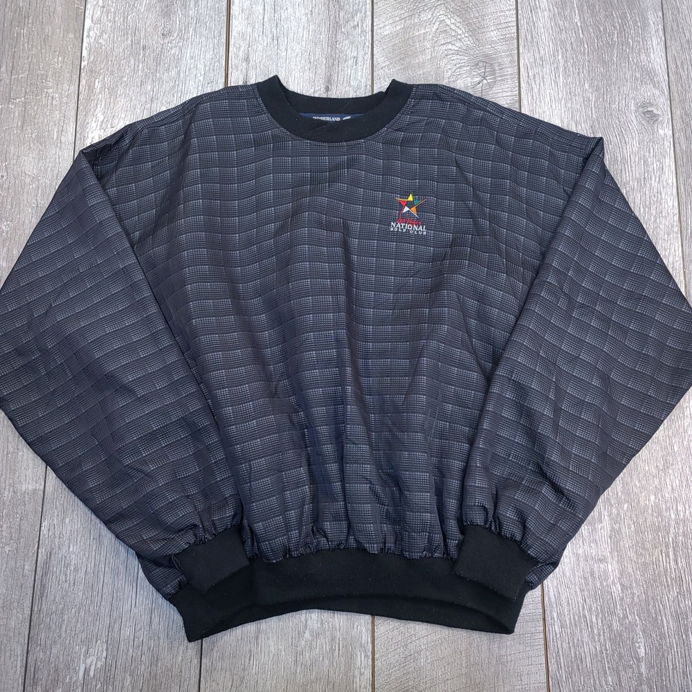 Sunderland of Scotland Windshirt Mens XL Black Las Vegas National Golf Club